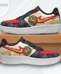 Targaryen Air Force 1 Shoes   Game of Thrones Dragon Design Footwear