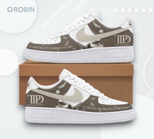 Taylor Swift Air Force 1 Shoes   I Touched You for Only a Fortnight Design