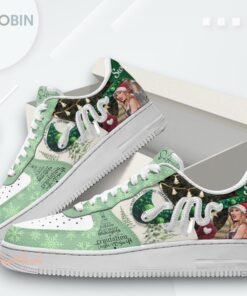 Taylor Swift Christmas Tree Farm Air Force 1 Shoes   Love Design Taylor Swift Christmas Tree Farm Air Force 1 Shoes   Love Design
