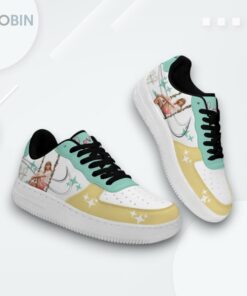 Taylor Swift Lover’s Album Air Force 1 Shoes   White Graphic Design