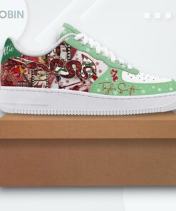 Taylor Swift Snake Queen Air Force 1 Shoes   Stylish Graphic Design