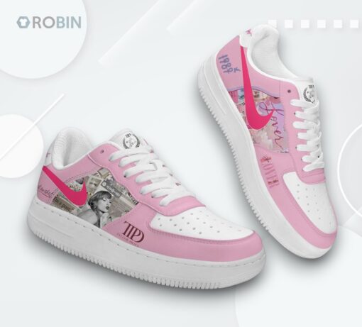 Taylor Swift Tortured Poets Air Force 1 Shoes  Unique Printed Design
