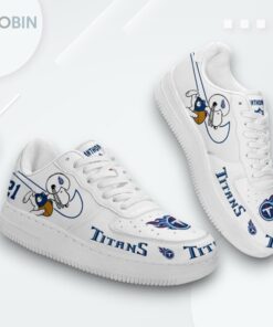 Tennessee Titans Snoopy Air Force 1 Low Top Shoes   Personalized Design