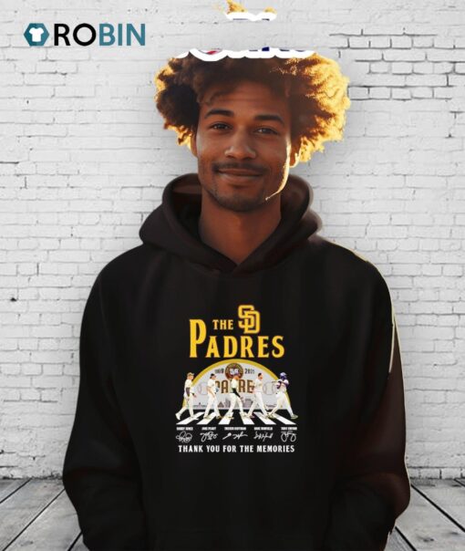 The Padres 1969 2025 Abbey Road Thank You For The Memories Shirt
