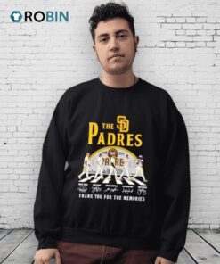 The Padres 1969 2025 Abbey Road Thank You For The Memories Shirt