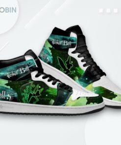 Tinkerbell Silhouette Jordan 1 High – Custom Sneakers Tinkerbell Silhouette Jordan 1 High – Custom Sneakers
