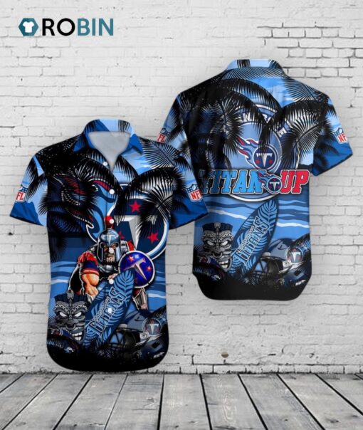 Titans Hawaiian Shirt Football Aloha Print –  Tennessee NFL Fan Gift