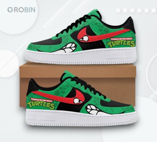 TMNT Mutant Mayhem Air Force 1 Shoes  Stylish Teenage Mutant Ninja Turtles Design