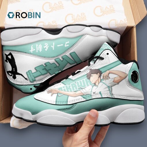 Tooru Oikawa Inspired Jordan 13 Sneakers – Unique Design for Fans