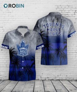 Toronto Maple Leafs Hawaiian Shirt –  Custom NHL Floral Print