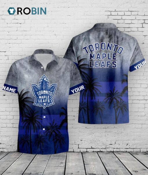 Toronto Maple Leafs Hawaiian Shirt –  Custom NHL Floral Print