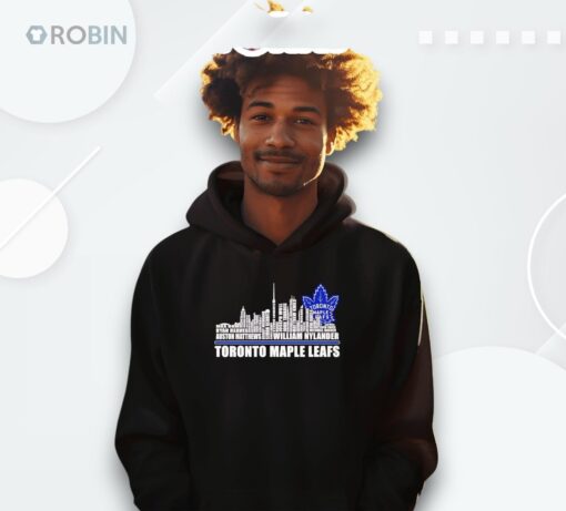 Toronto Maple Leafs Skyline City Players Name Shirt