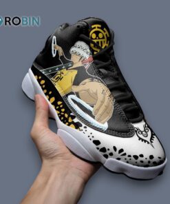 Trafalgar Law Printed Jordan 13 Sneakers – Unique Anime Inspired Design