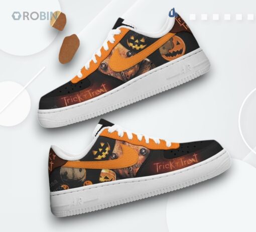 Trick ‘r Treat Halloween Air Force 1 Sneakers Limited Edition Design