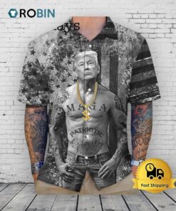 Trump Gangster Hawaiian Shirt –  Funny Political Aloha Shirt