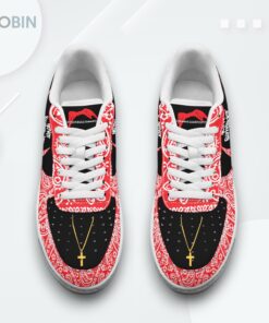 Tupac Shakur ‘Never Surrender’ Air Force 1 Sneakers   Unique Graphic Design