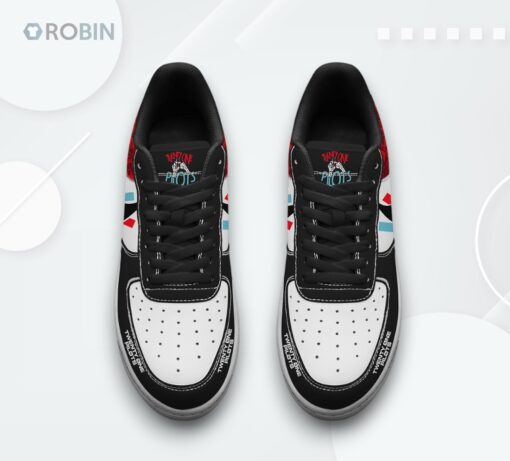 Twenty One Pilots Inspired Overcompensate Air Force 1 Sneakers   Unique Design
