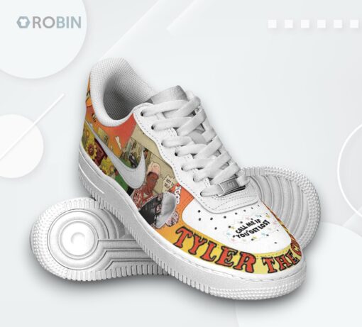 Tyler The Creator ‘Call Me When You Get Lost’ Air Force 1 Sneakers   Limited Edition