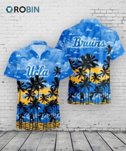 UCLA Bruins Hawaiian Shirt –  Palms Tree Design