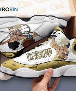 Usopp Printed Design Jordan 13 Sneakers – Unique Style for Sneaker Lovers