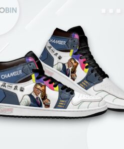 Valorant Jordan 1 High – Chamber Agent Sneakers – Gift for Fans Valorant Jordan 1 High – Chamber Agent Sneakers – Gift for Fans