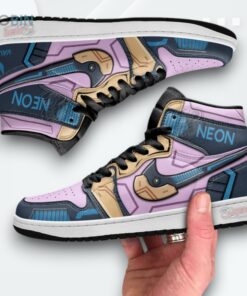 Valorant Jordan 1 High Sneakers – Neon Agent Jordan Design Valorant Jordan 1 High Sneakers – Neon Agent Jordan Design
