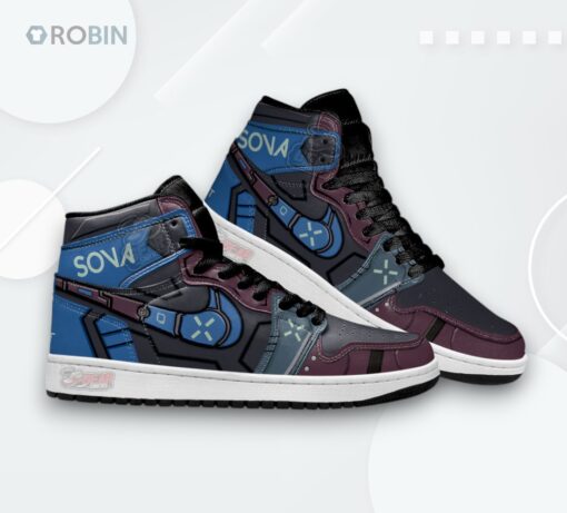 Valorant Sova Jordan 1 High Sneakers – Gamer Edition