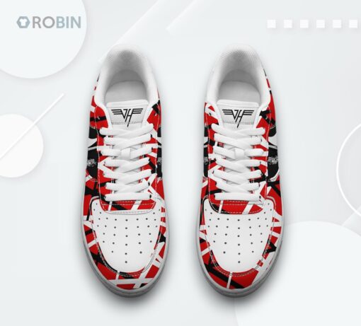 Van Halen Runnin’ With The Devil Graphic Air Force 1 Sneakers