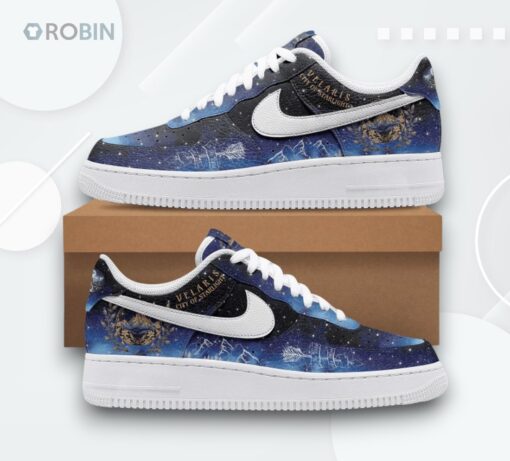 Velaris City of Starlight Air Force 1 Shoes   A Court of Thorns and Roses Design