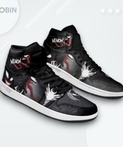 Venom Jordan 1 High – Anti Hero Graphic Sneakers Venom Jordan 1 High – Anti Hero Graphic Sneakers