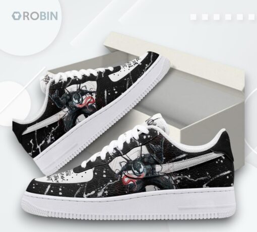Venom Till Death Air Force 1 Shoes   We Fight, We Win Together Design
