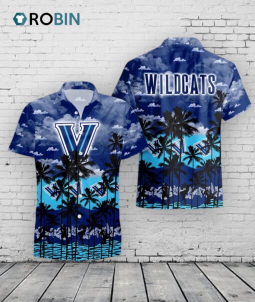 Villanova Palms Hawaiian Shirt –  Tropical Print Aloha Shirt