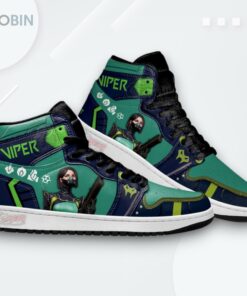 Viper Valorant Jordan 1 High – Custom Gamer Sneakers Viper Valorant Jordan 1 High – Custom Gamer Sneakers