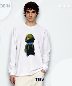 Warbaby Cig Cat Smurf Cat Shirt