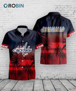 Washington Capitals Hawaiian Shirt –  Personalized NHL Aloha Shirt Washington Capitals Hawaiian Shirt –  Personalized NHL Aloha Shirt