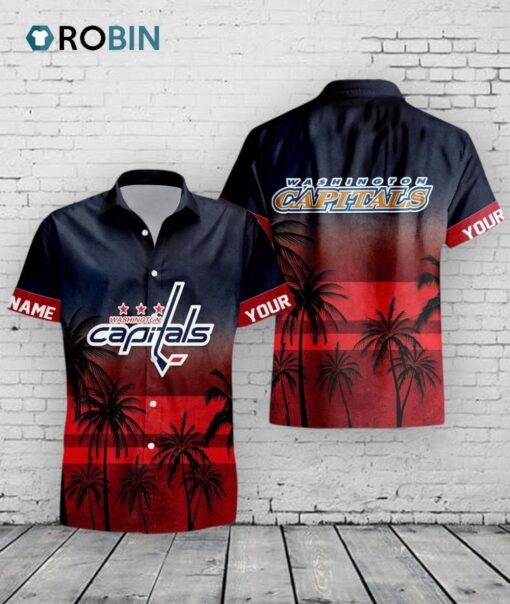 Washington Capitals Hawaiian Shirt –  Personalized NHL Aloha Shirt