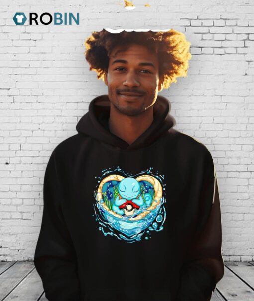 Water Heart Squirtle Shirt