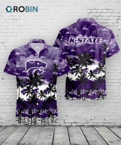 Wildcats Hawaiian Shirt Palm Tree Print
