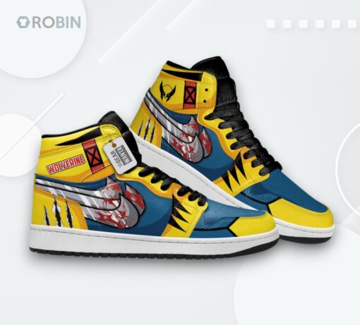 Wolverine Custom Jordan 1 High – Personalized Sneakers