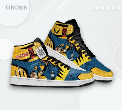Wolverine Jordan 1 High – Custom Movie Sneakers
