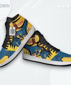 Wolverine Jordan 1 High Sneakers – Custom Movie Shoes Wolverine Jordan 1 High Sneakers – Custom Movie Shoes