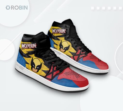 Wolverine Jordan 1 High – Superhero Custom Sneakers