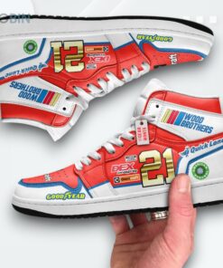 Wood Brothers Jordan 1 High – Custom No. 21 Sneakers Wood Brothers Jordan 1 High – Custom No. 21 Sneakers