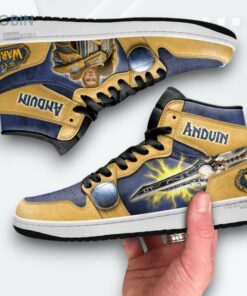 World of Warcraft Jordan 1 High – Anduin Lothar Alliance Sneakers World of Warcraft Jordan 1 High – Anduin Lothar Alliance Sneakers