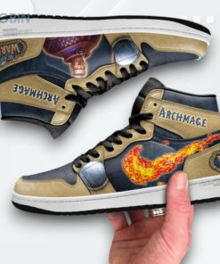 World of Warcraft Jordan 1 High – Archmage Printed Sneakers World of Warcraft Jordan 1 High – Archmage Printed Sneakers