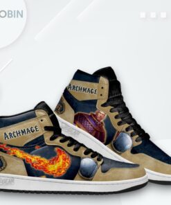 World of Warcraft Jordan 1 High – Archmage Printed Sneakers World of Warcraft Jordan 1 High – Archmage Printed Sneakers