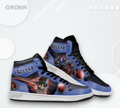 World of Warcraft Jordan 1 High – Bolvar Lich King Sneakers