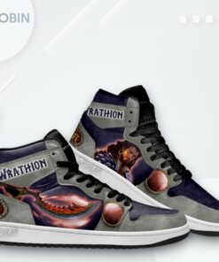Wrathion WoW Jordan 1 High – Black Dragon Sneakers Wrathion WoW Jordan 1 High – Black Dragon Sneakers