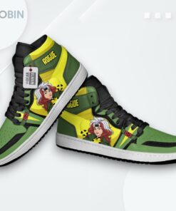 X Men Custom Jordan 1 High Sneakers – Rogue Movie Theme Shoes X Men Custom Jordan 1 High Sneakers – Rogue Movie Theme Shoes