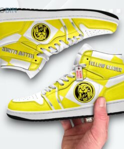 Yellow Ranger Jordan 1 High – Power Rangers Custom Sneakers Yellow Ranger Jordan 1 High – Power Rangers Custom Sneakers
